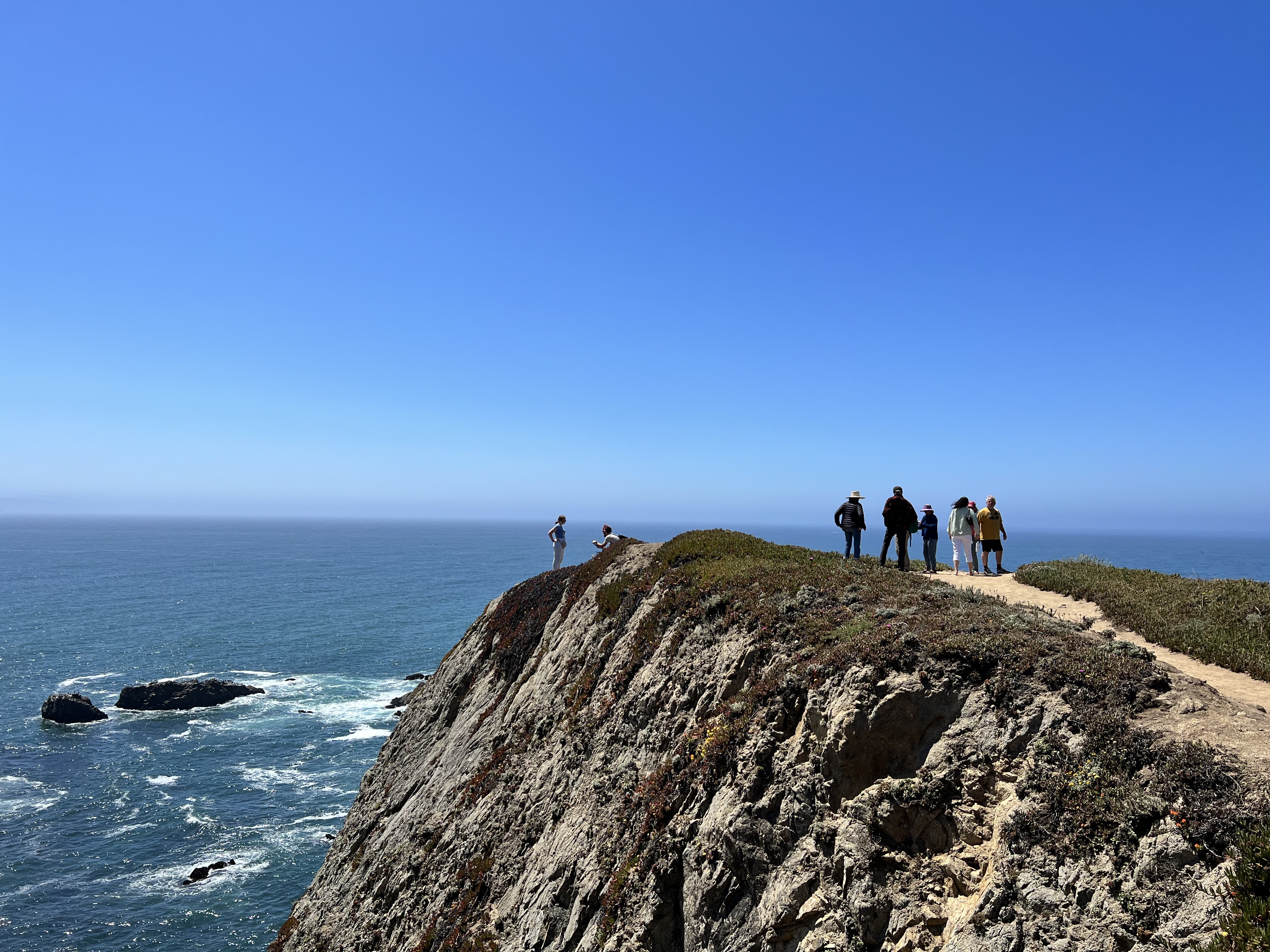Granite cliffs and ocean views on the Bodega Head Trail